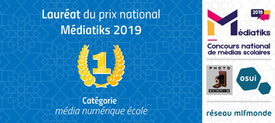 2e prix du Mdia numrique du concours MEDIATIKS 2019, catgorie coles